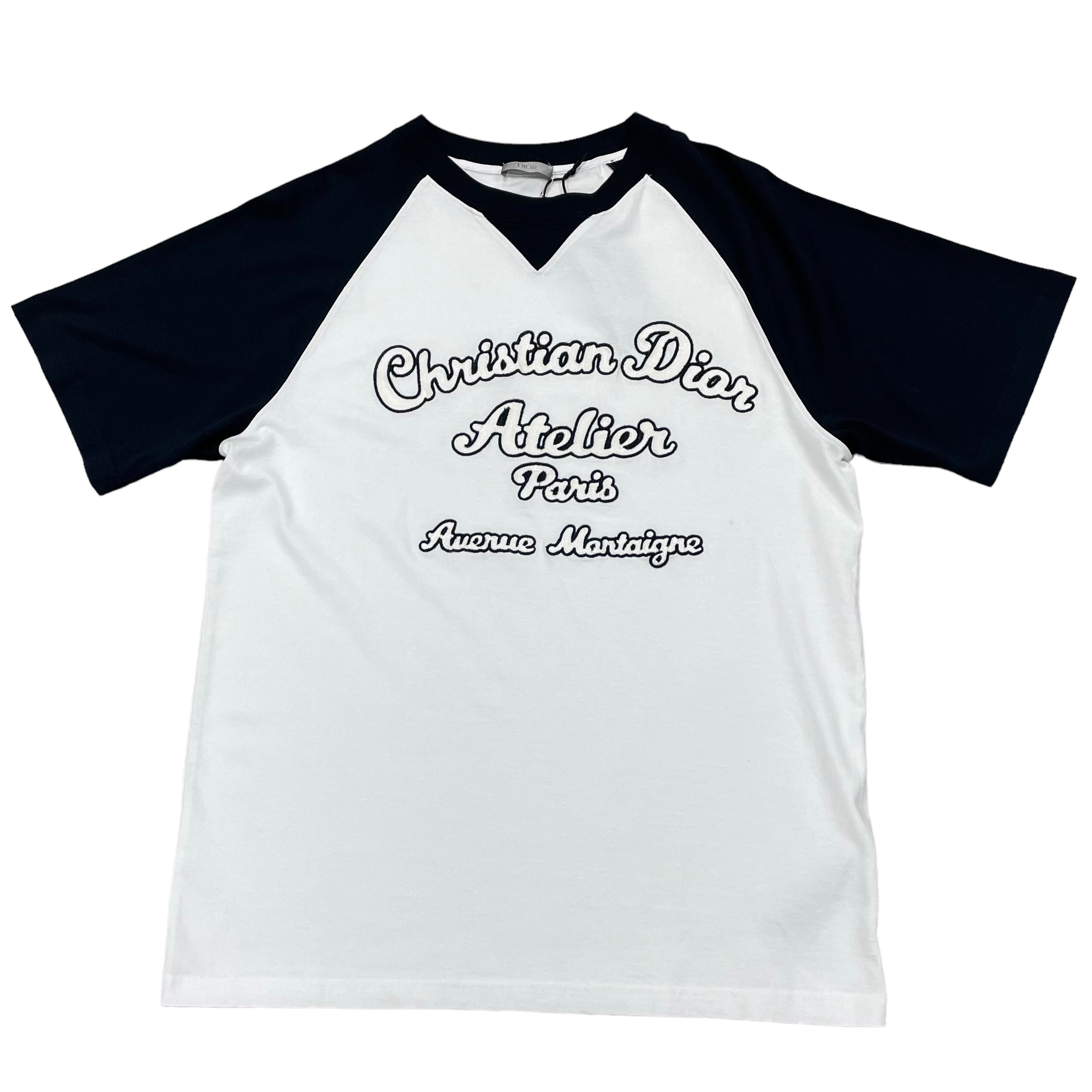 Dior Atelier T-shirt| White & Navy – Divine Fashion