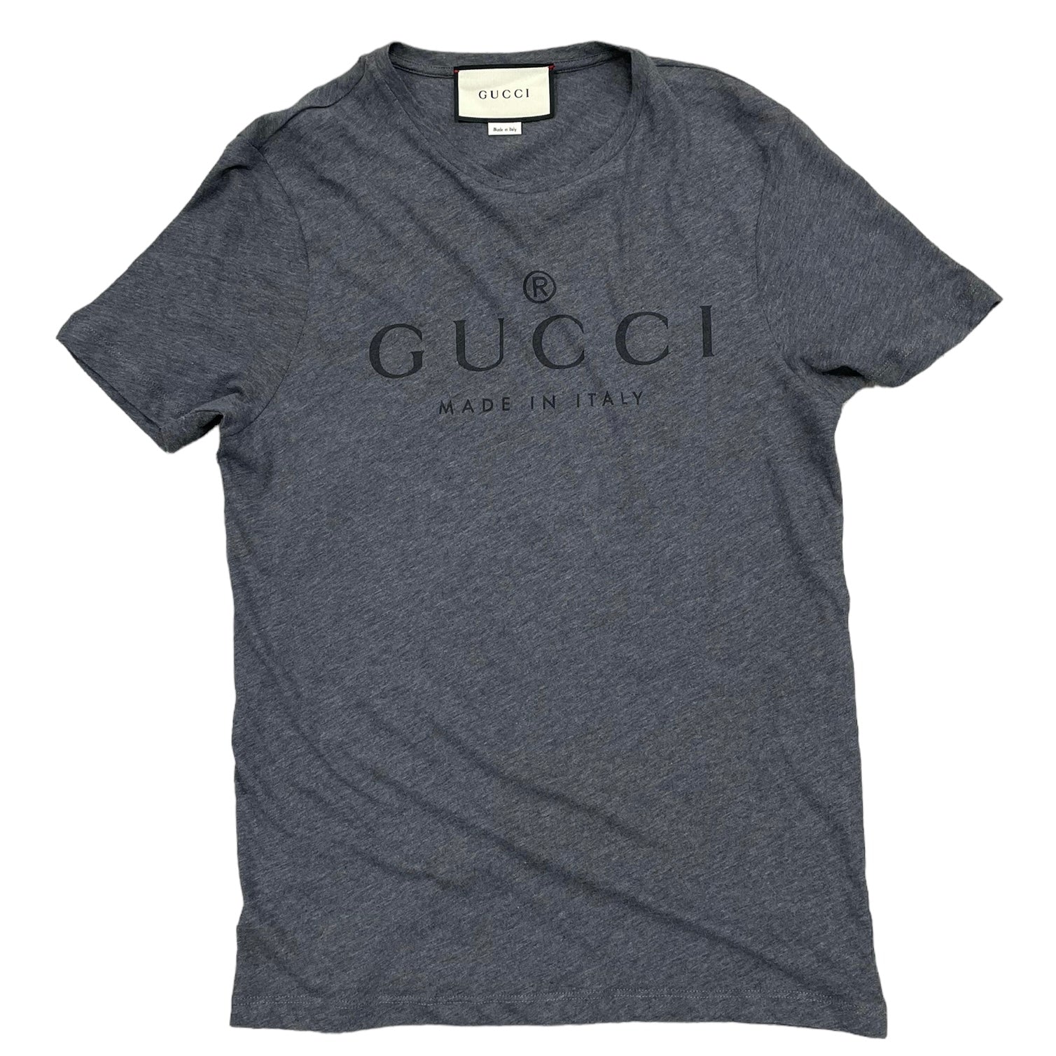 Gucci Logo T Shirt Grey