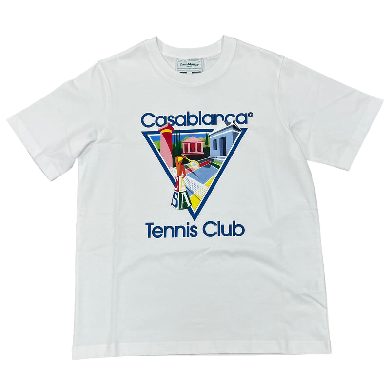 Casablanca Tennis Club T-shirt| White