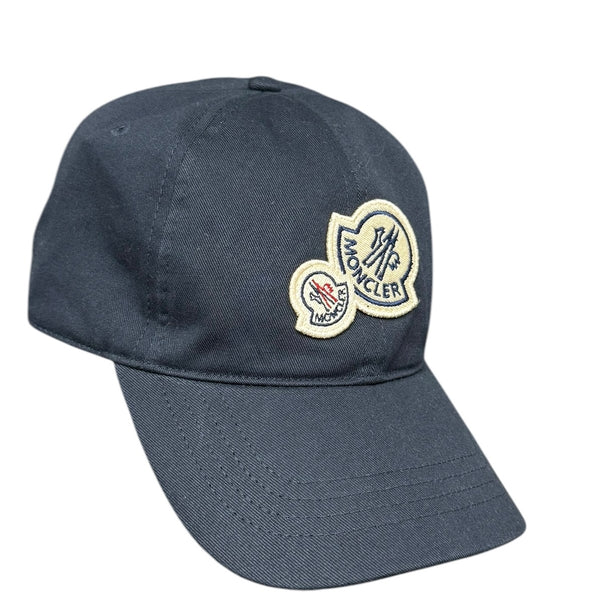 Moncler Double Logo Cap| Navy