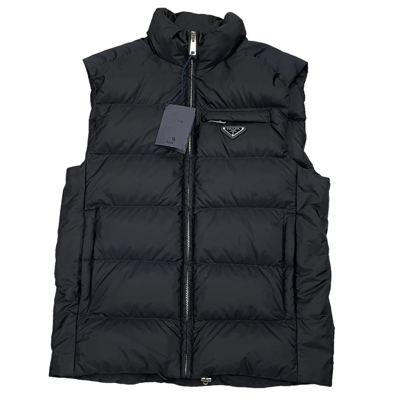 PRADA ベスト GILET FELPA GRAFITE Felpa Prada Milano Pullunder Prada Prada Triangle Logo Gilet
