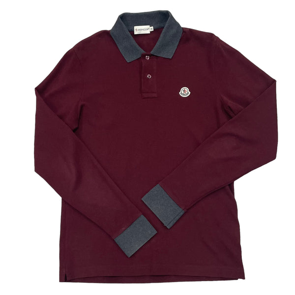 Moncler Long Sleeved Polo Shirt