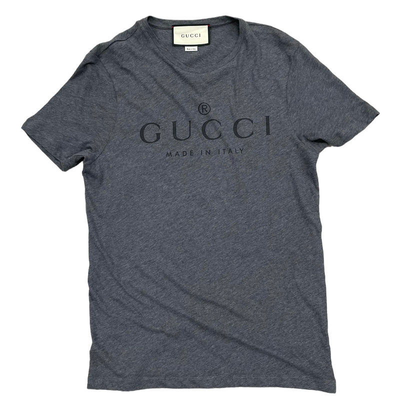 Gucci Logo T-Shirt | Grey