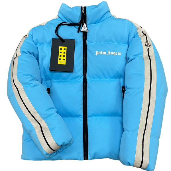 サイズ2■新品■モンクレール x 8 Palm Angels ダウンRODMAN MONCLER GENIUS X 8 MONCLER PALM ANGELS Rodman Down Jacket Blue