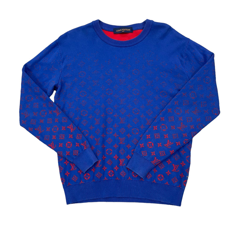 Louis Vuitton Gradient Sweatshirt France Blue