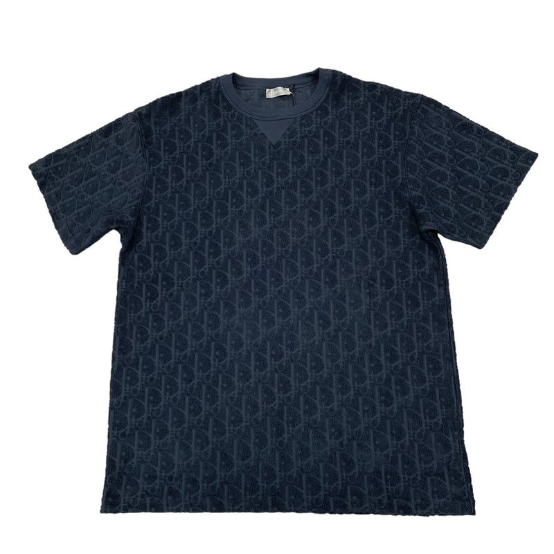 Dior Oblique Towelling T-shirt | Navy