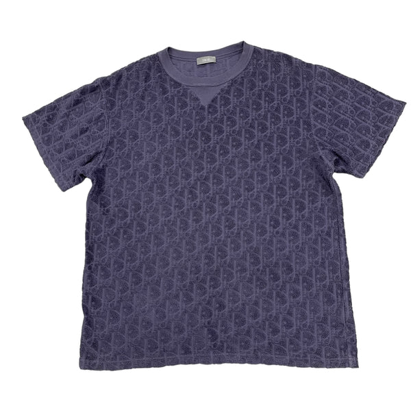 Dior Oblique Towelling T-Shirt | Violet
